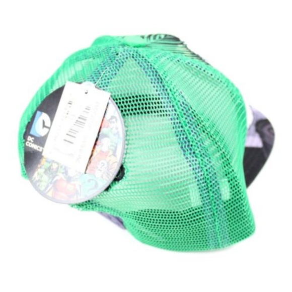 Batman Joker Snapback DC Comic Graphic Trucker Hat - Picture 5 of 6